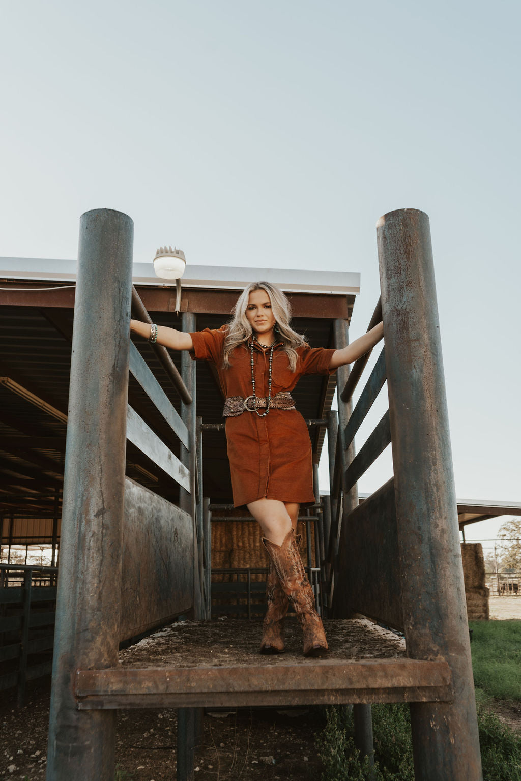 western boutique dresses Light Brown Backless Faux Leather Western Embroidered Mini Dress S / Light Brown