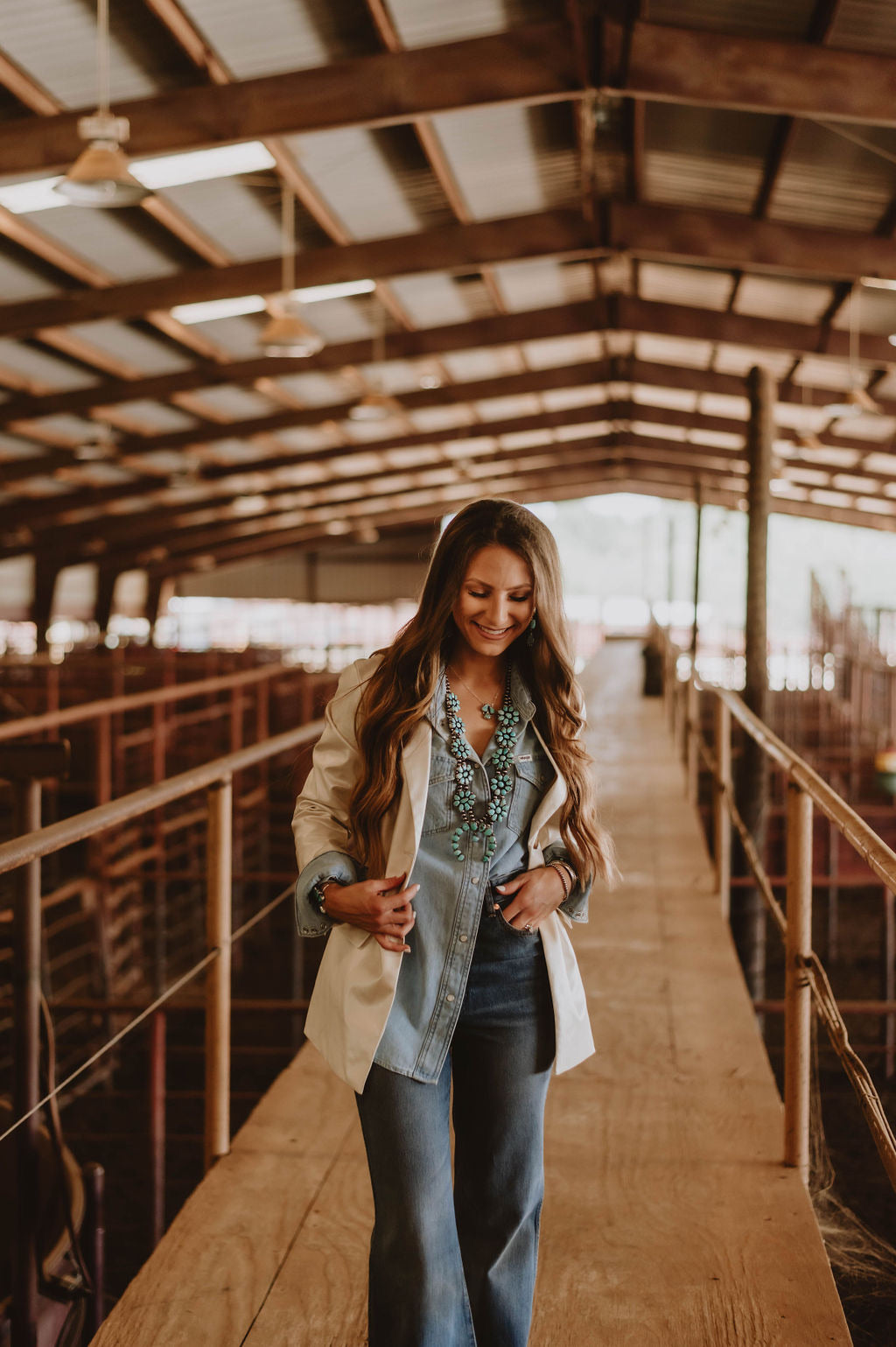 The Wrangler Heritage Blue Grammar Denim Shirt