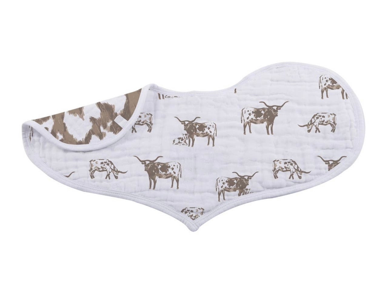 The 2 Pack Forever Cowboys & Cowgirls Burb Cloth Bibs