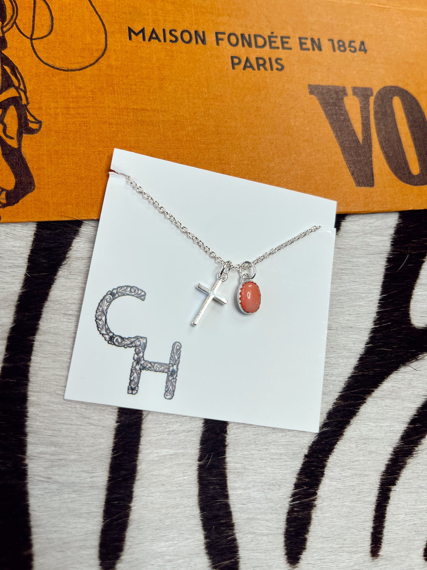 Barbie Cross Charm Necklace