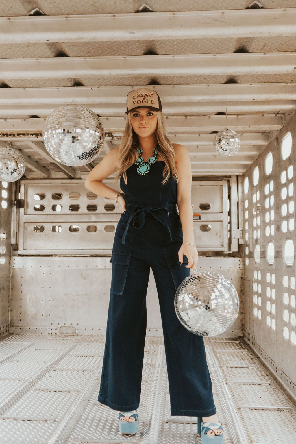 The Danni Denim Jumpsuit