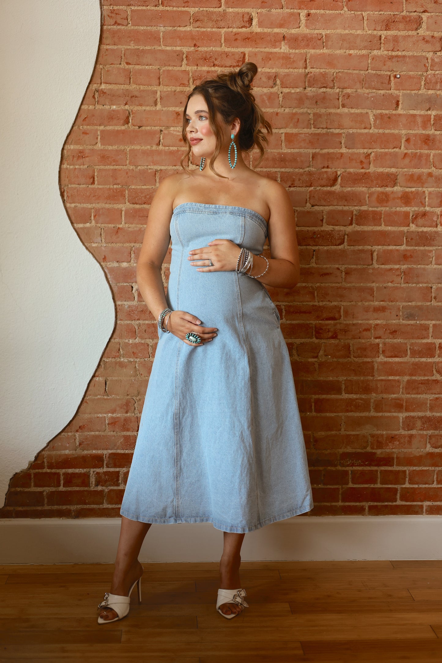 The Daylen Denim Dress