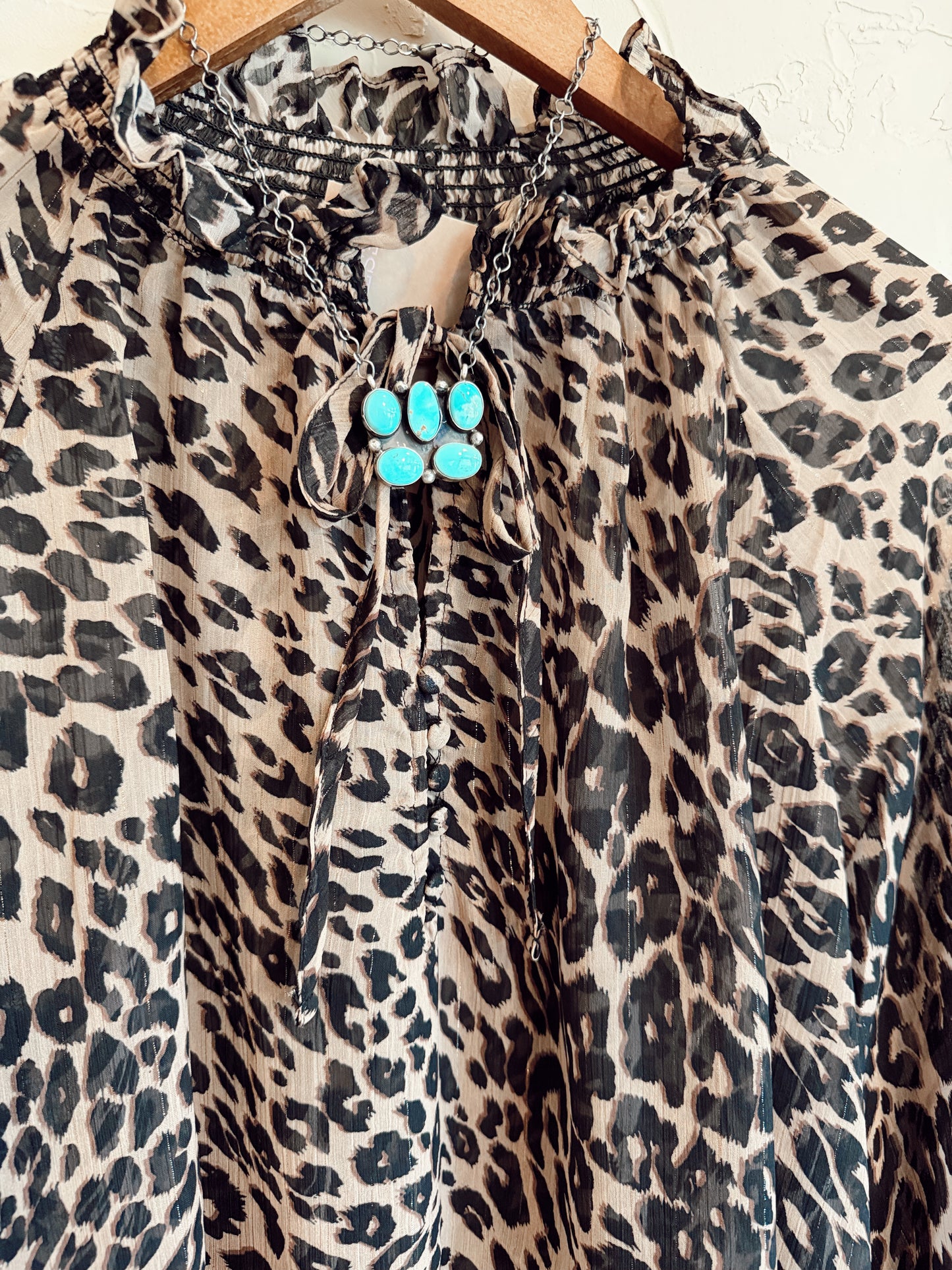 The Langford Leopard Top