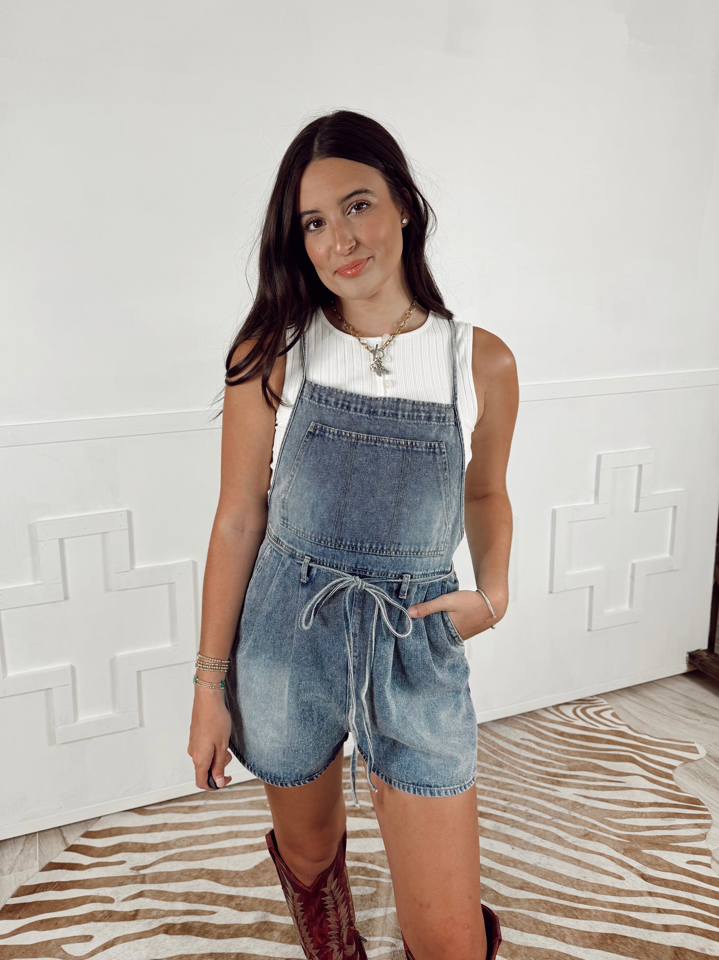 The Durango Denim Romper