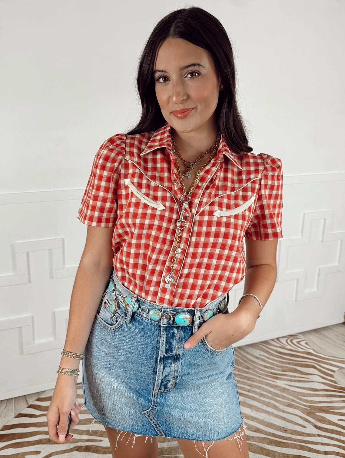The Creedmore Denim Skirt