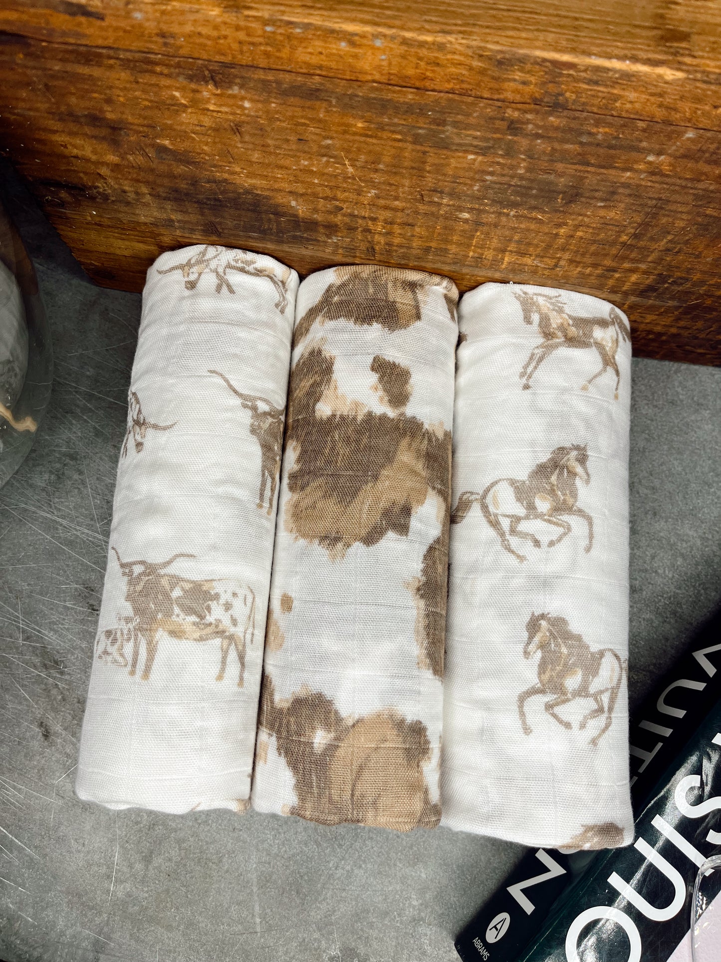 The Forever Cowboys & Cowgirls Swaddle Set
