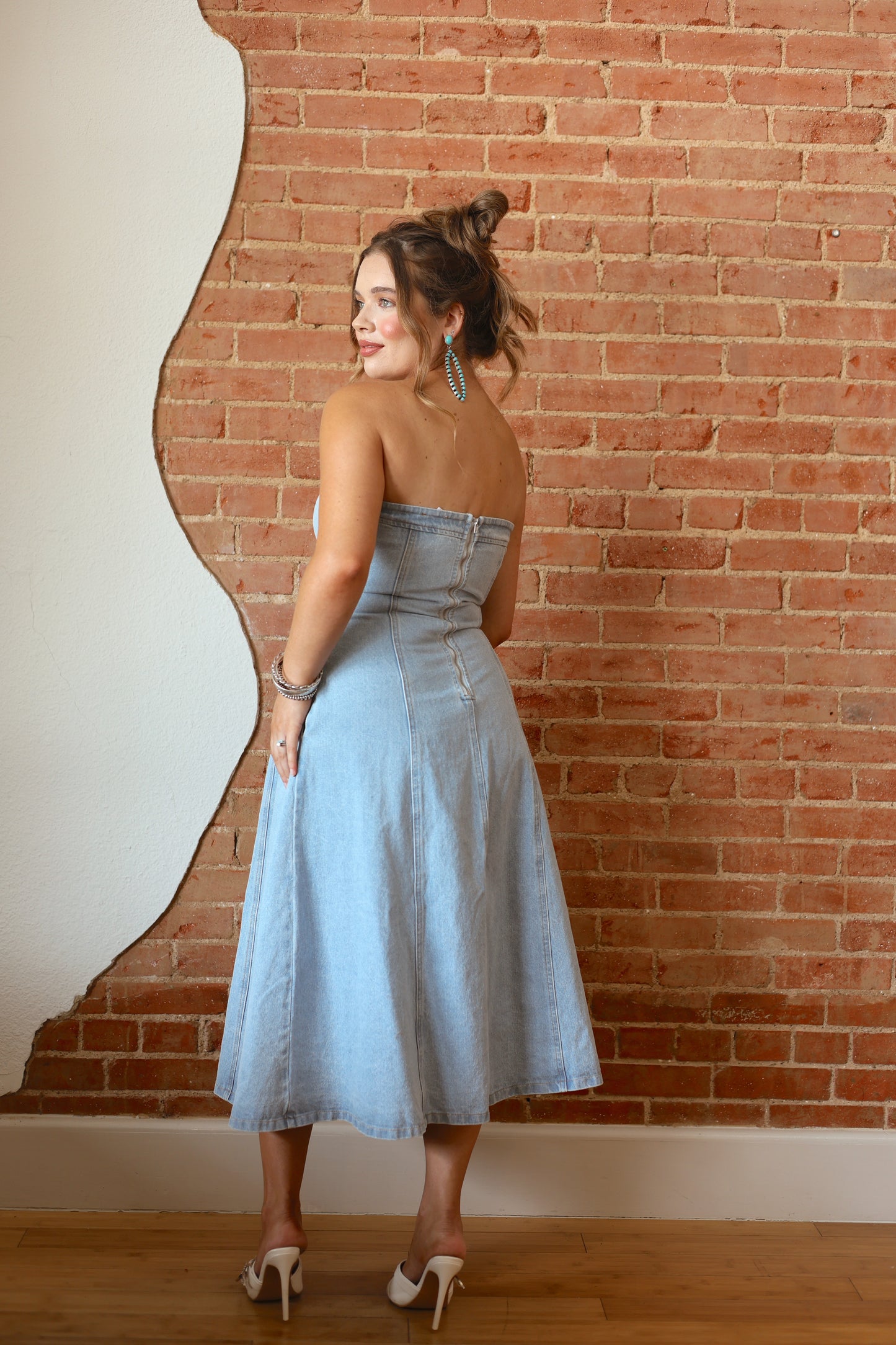 The Daylen Denim Dress