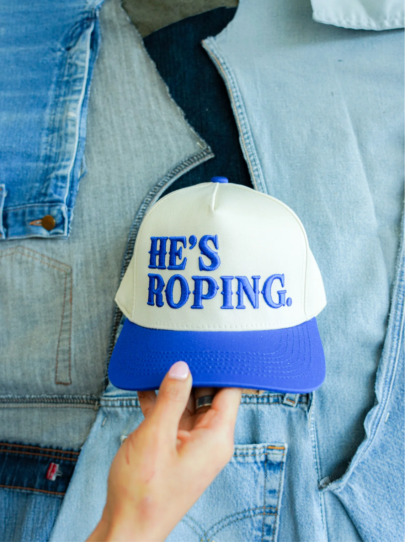 The He’s Roping Baseball Cap