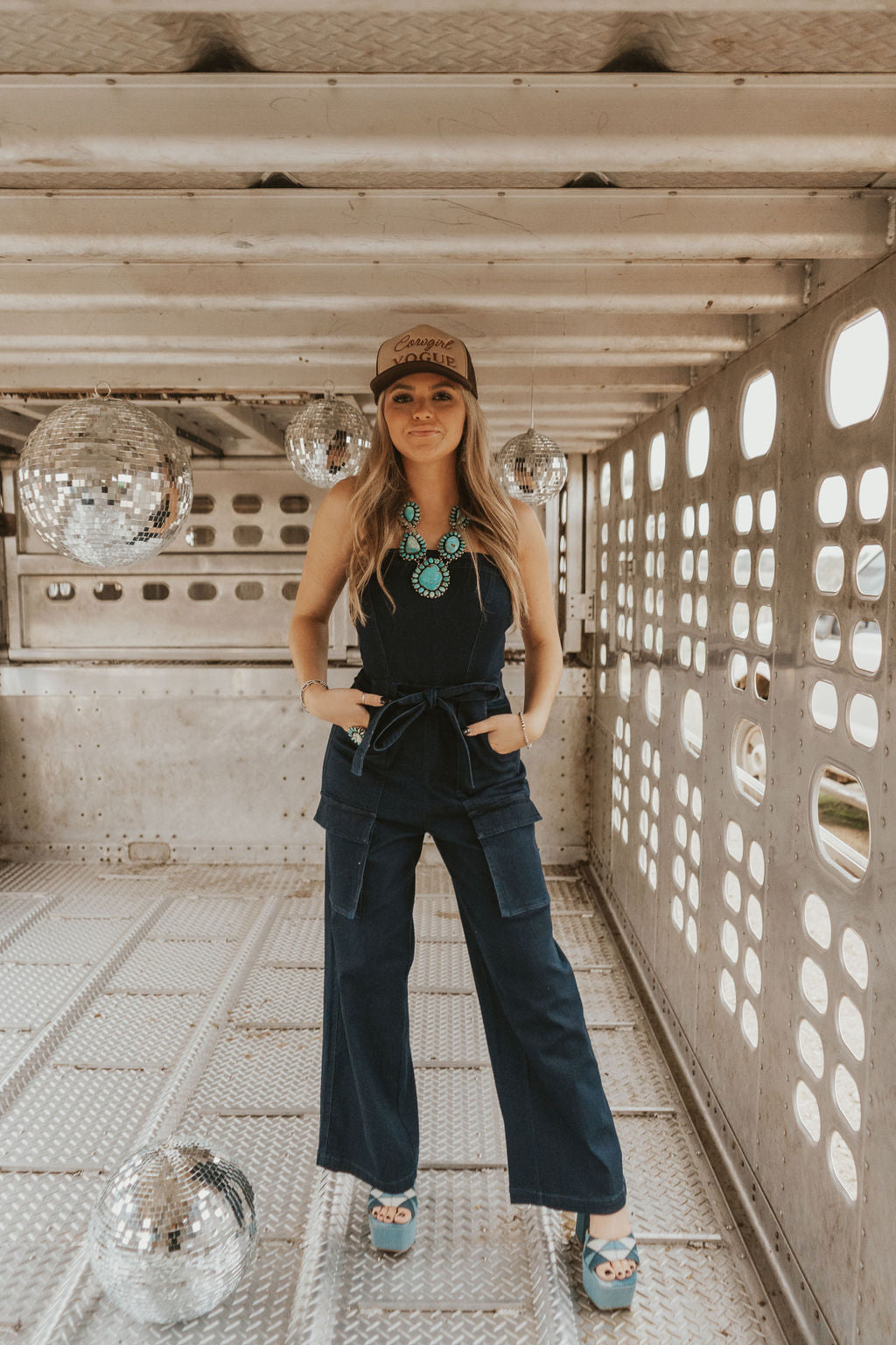 The Danni Denim Jumpsuit
