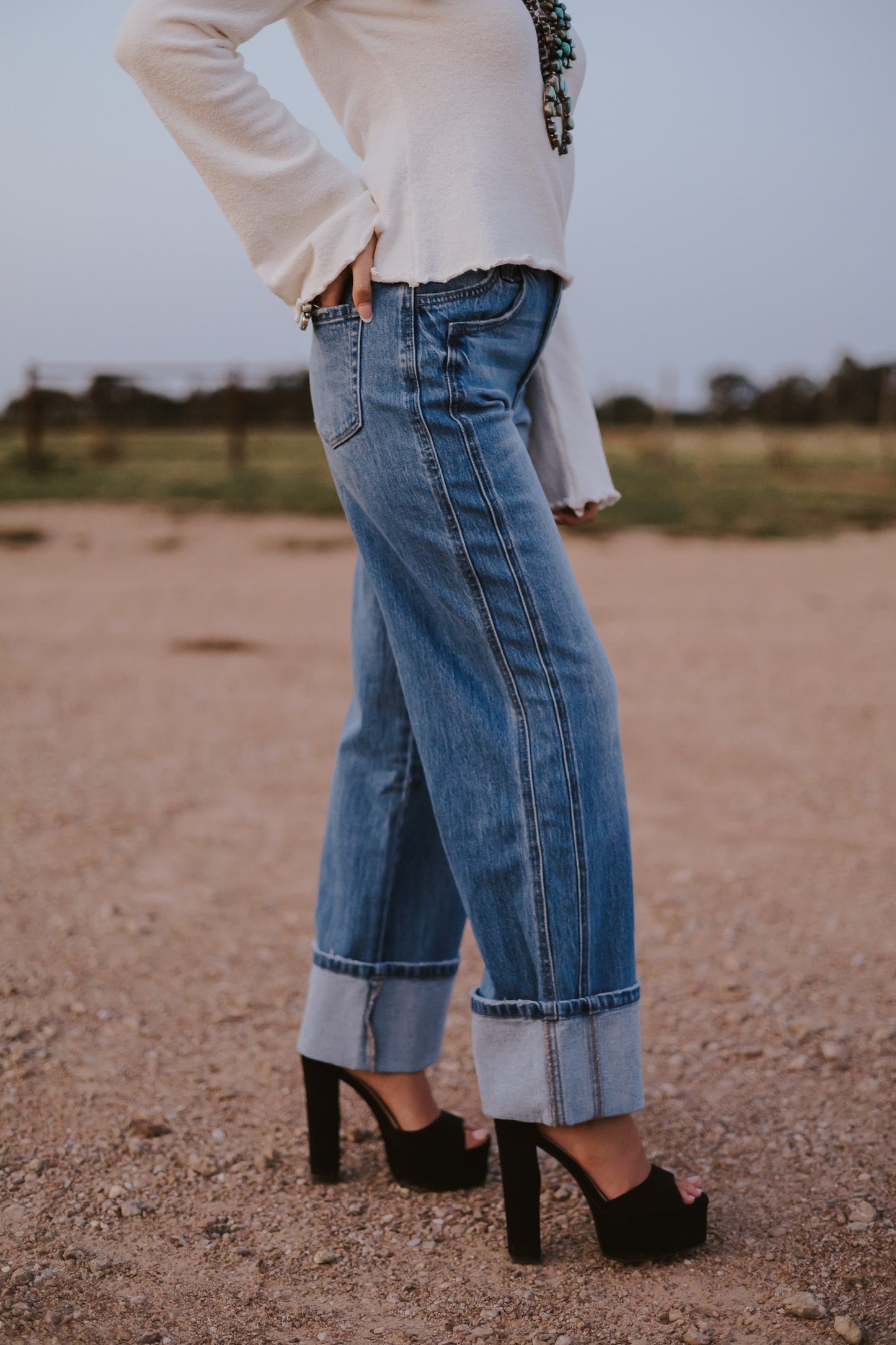 The Fiona Jeans in Dark Wash
