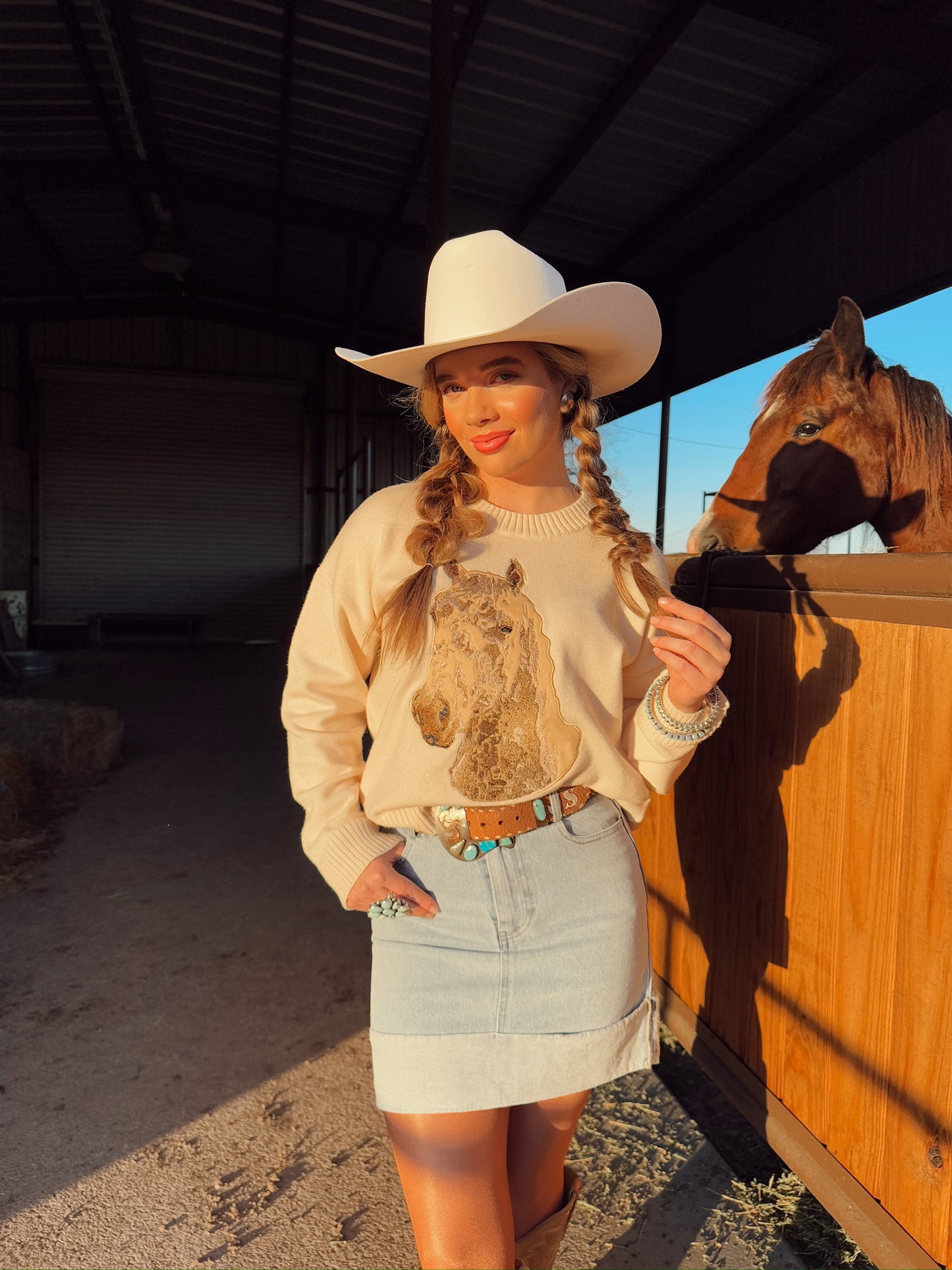 The Decatur Denim Skirt