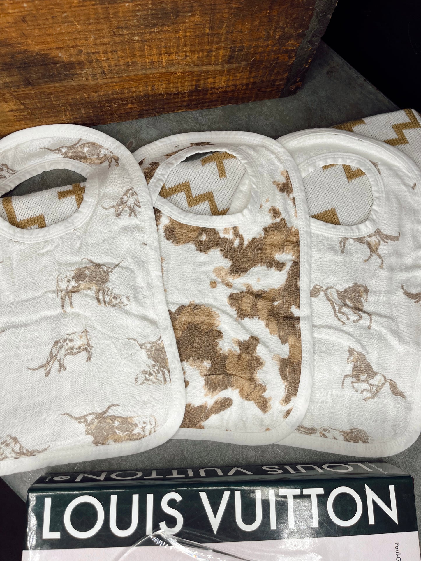 The Forever Cowboys & Cowgirls Snap Bibs