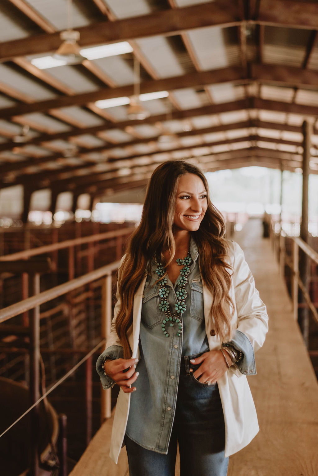 The Wrangler Heritage Blue Grammar Denim Shirt