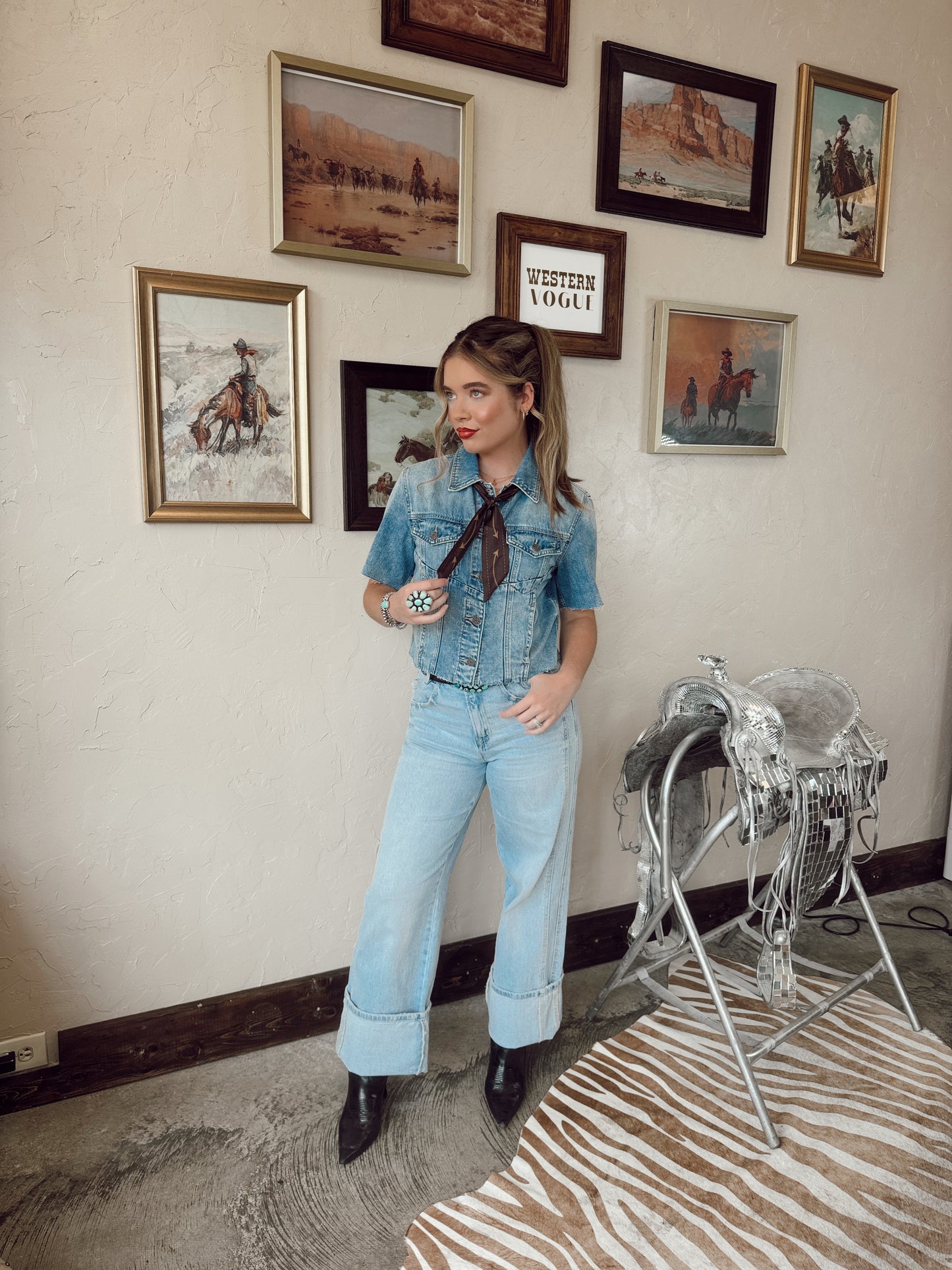The Fiona Jeans in Light Wash