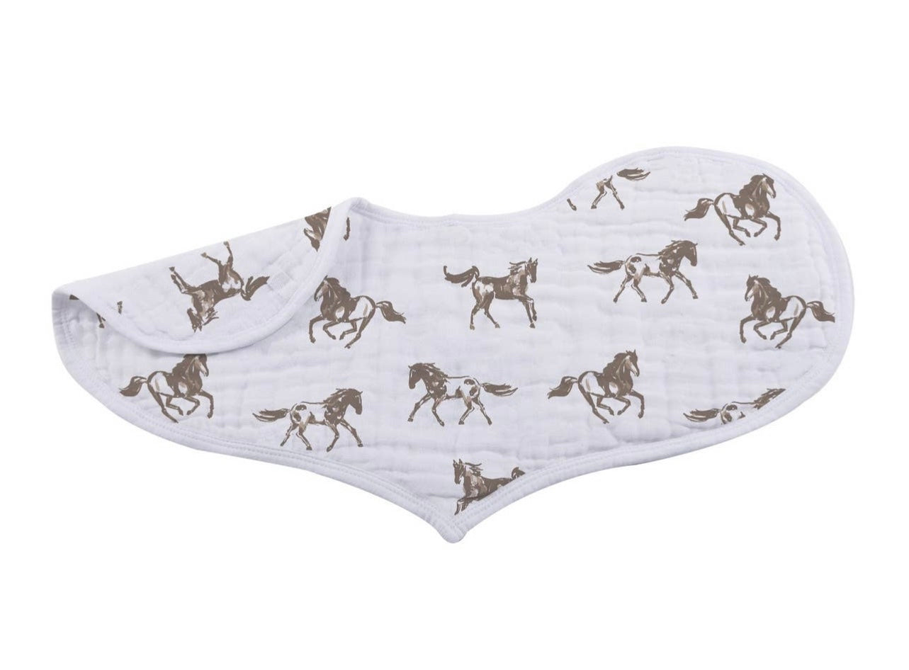 The 2 Pack Forever Cowboys & Cowgirls Burb Cloth Bibs