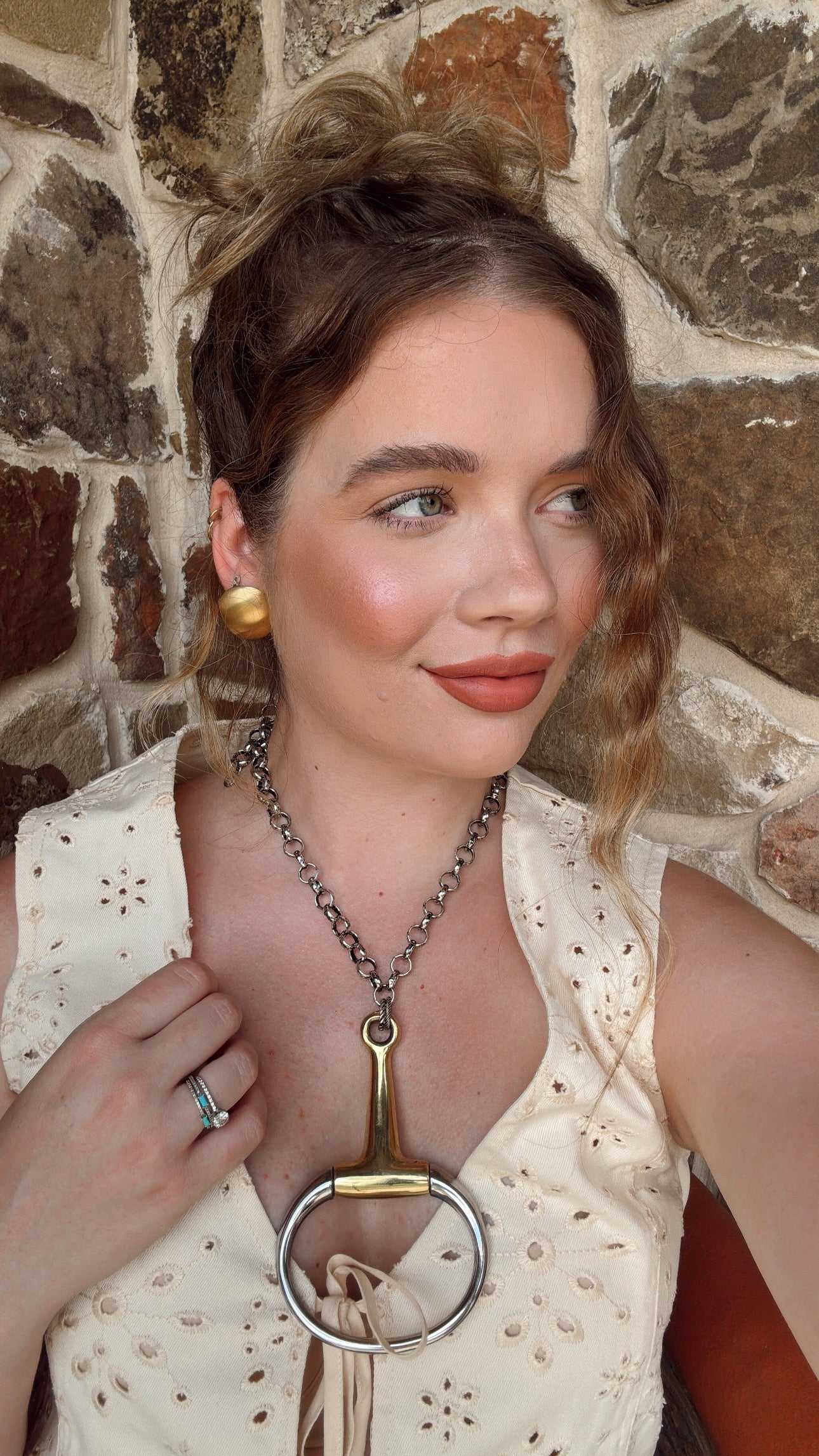 The Briar Earrings in Gold