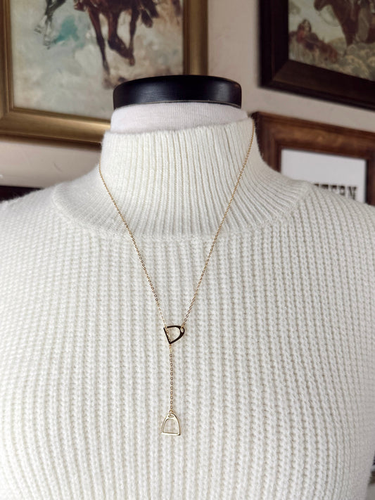 The Sterling Silver Equestrian Necklace