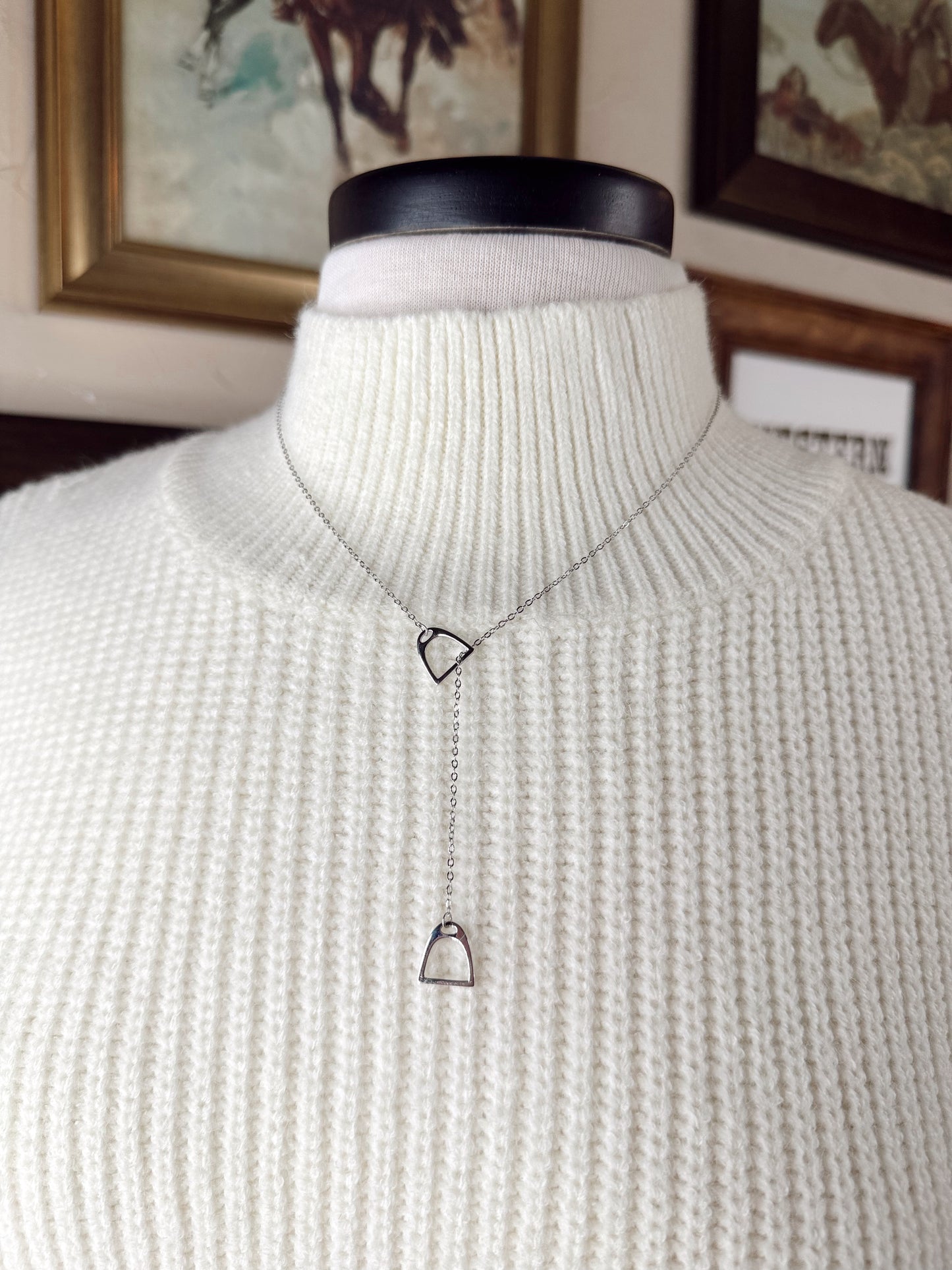 The Sterling Silver Equestrian Necklace
