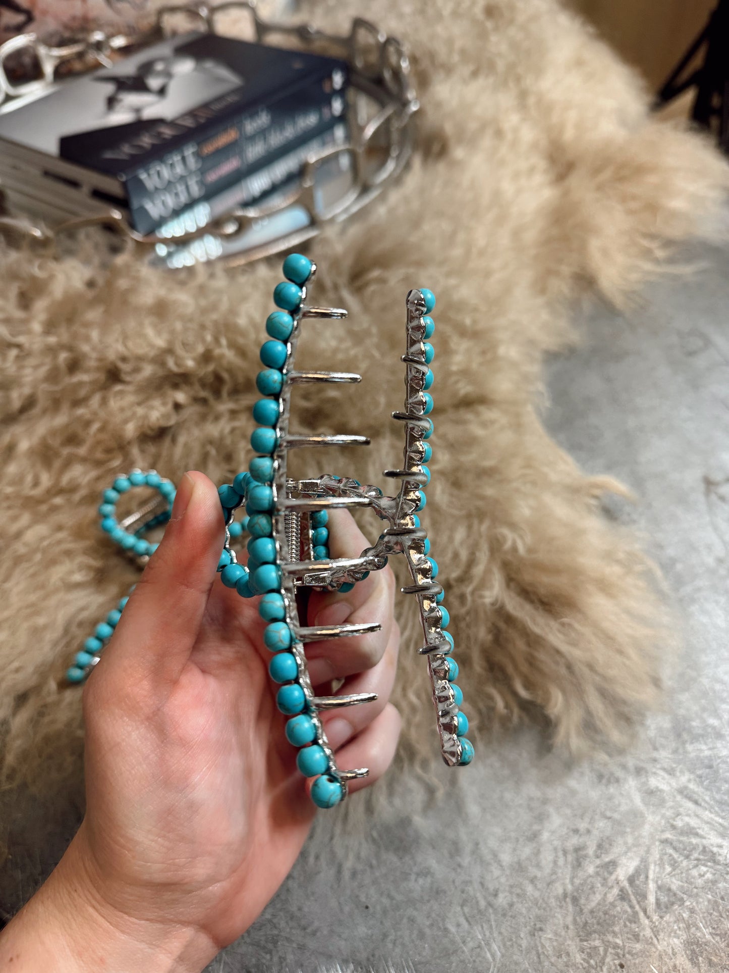 The Turquoise Hair Clip