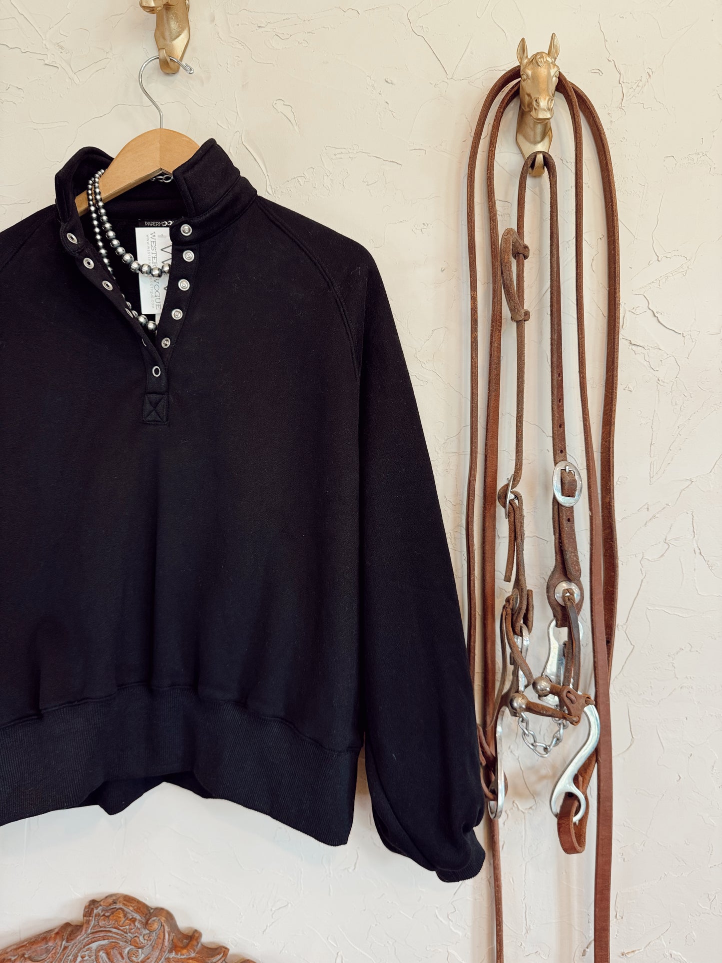 The Piper Sweatshirt in Black