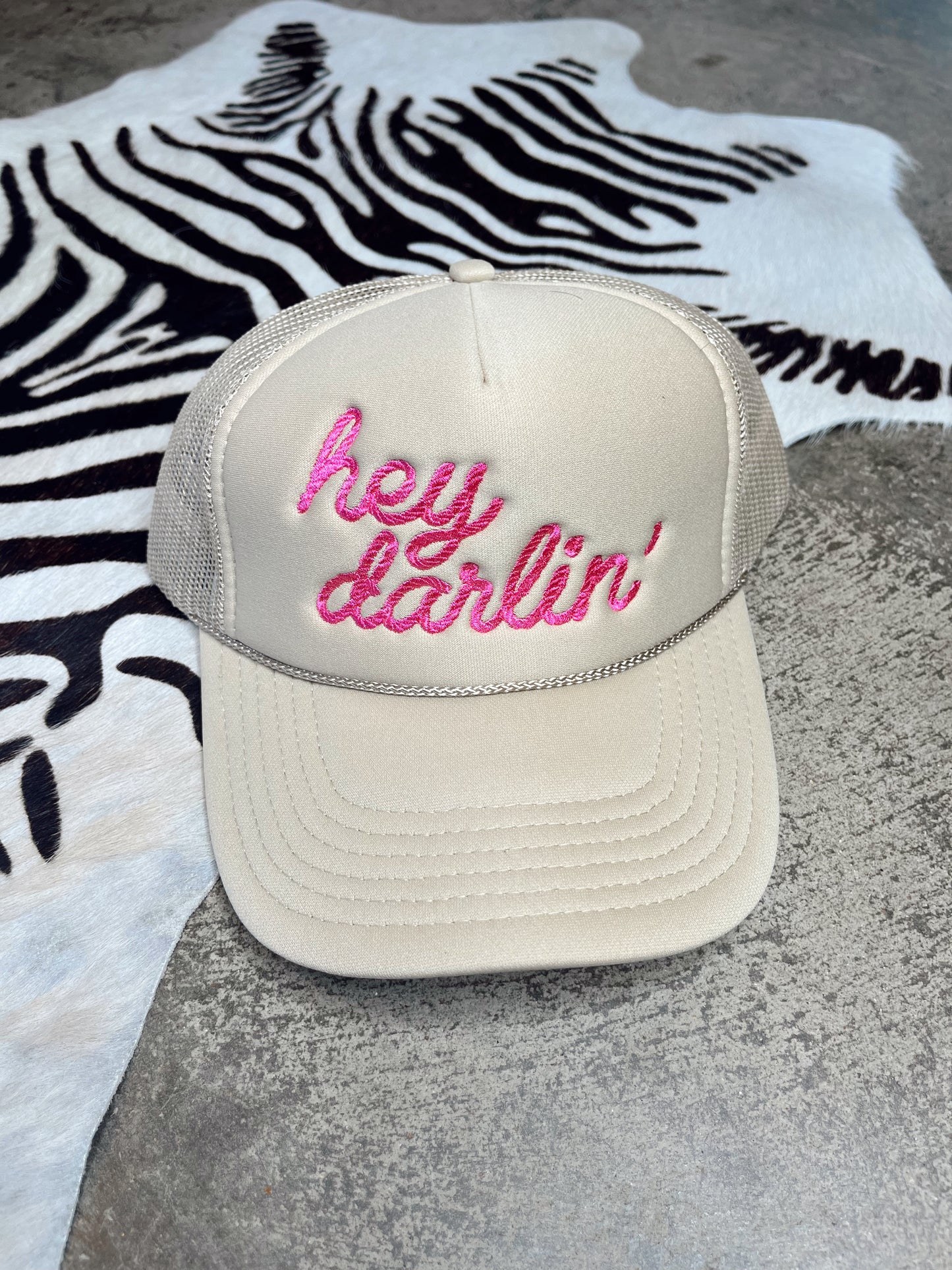 The Hey Darlin Trucker Hat loop