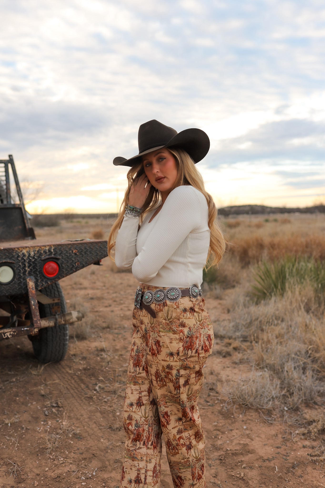 The Sloan Top in Cream