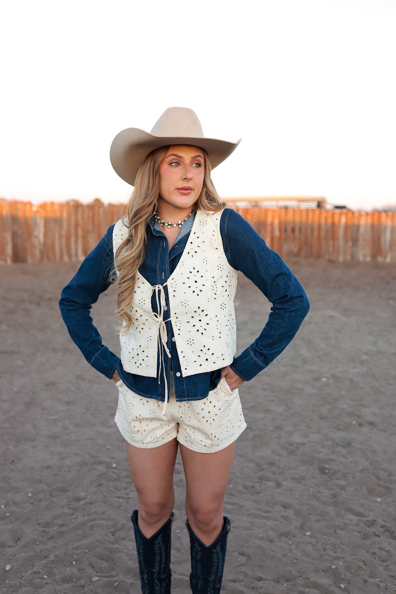 The Dayle Denim Top