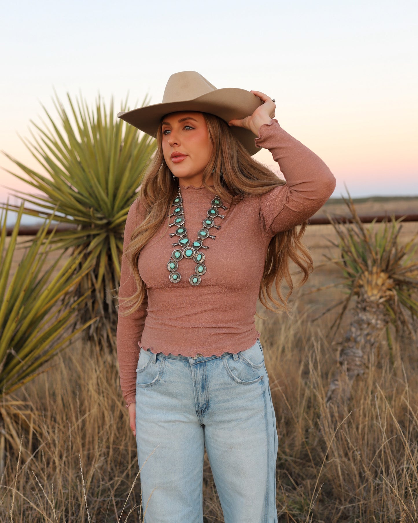 The Holli Top in Copper