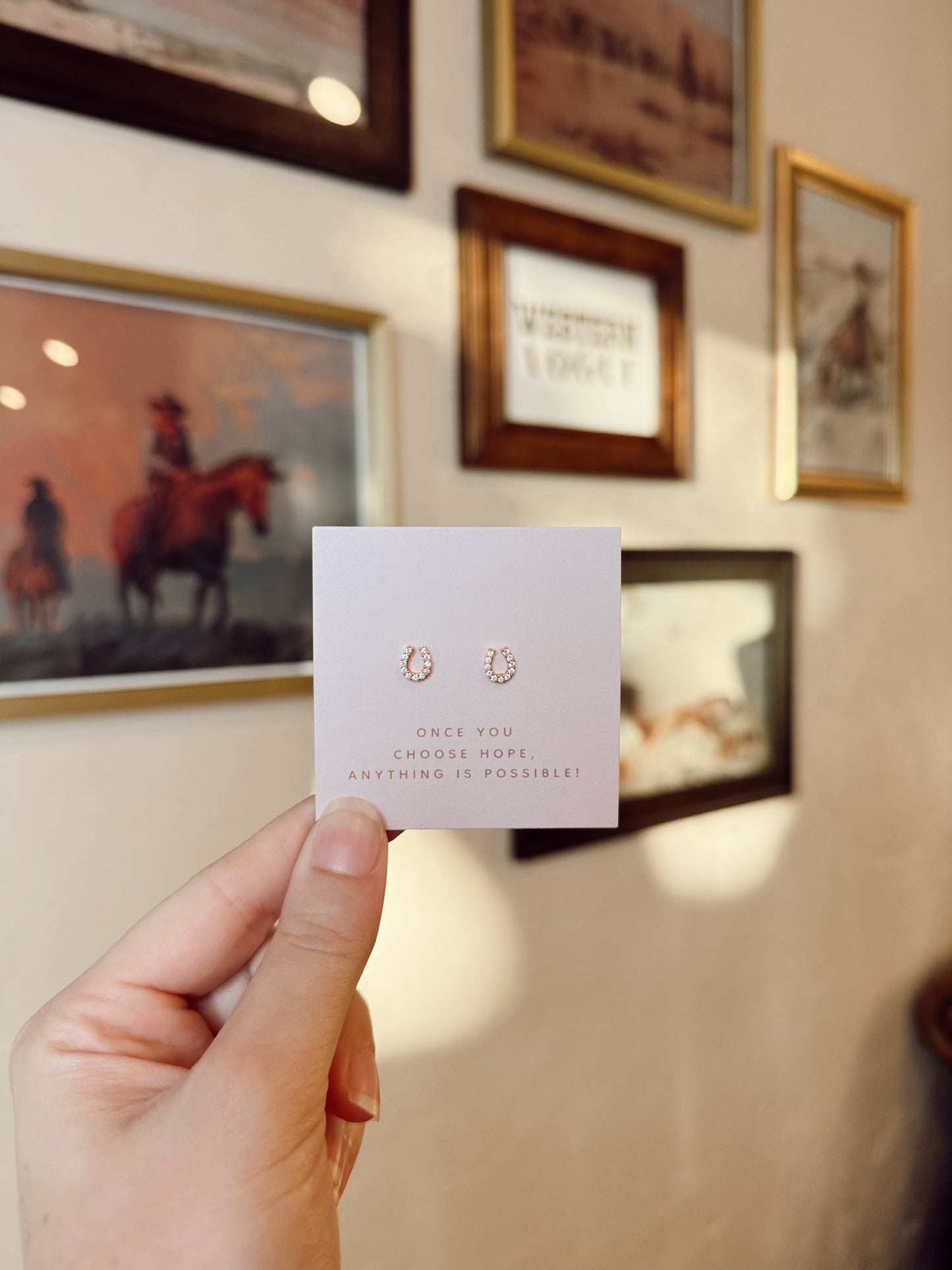 The Luxe Horseshoe Earrings