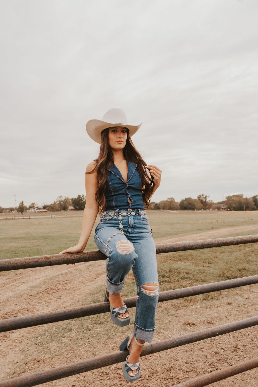 The Draper Denim Bodysuit