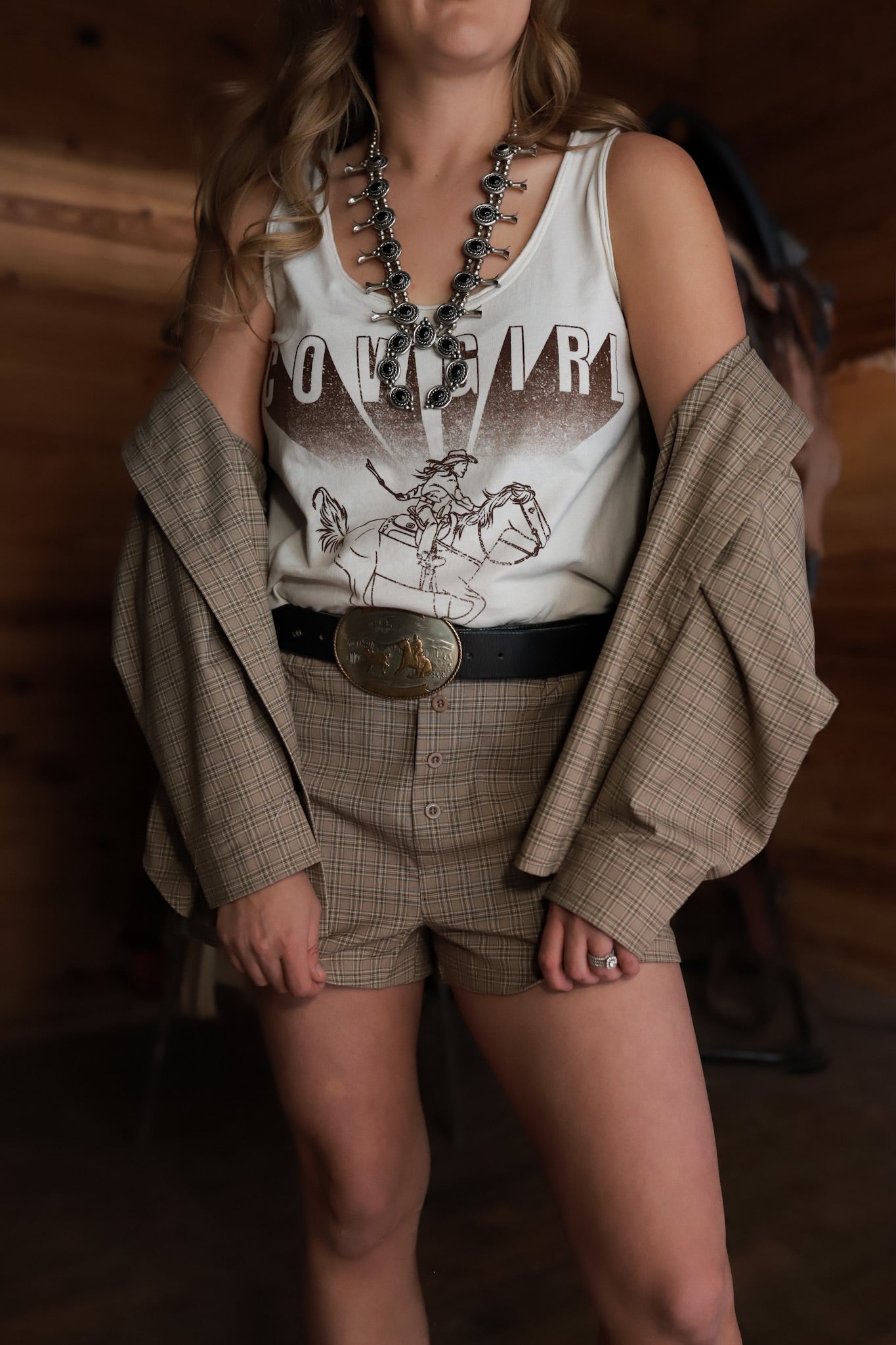 The Plaid Short Set