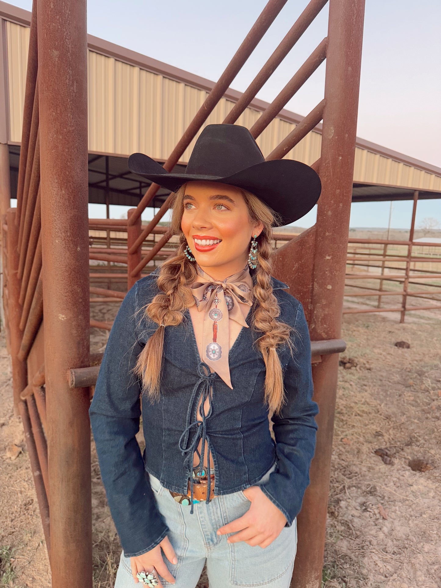 The Douglas Denim Top LARGE