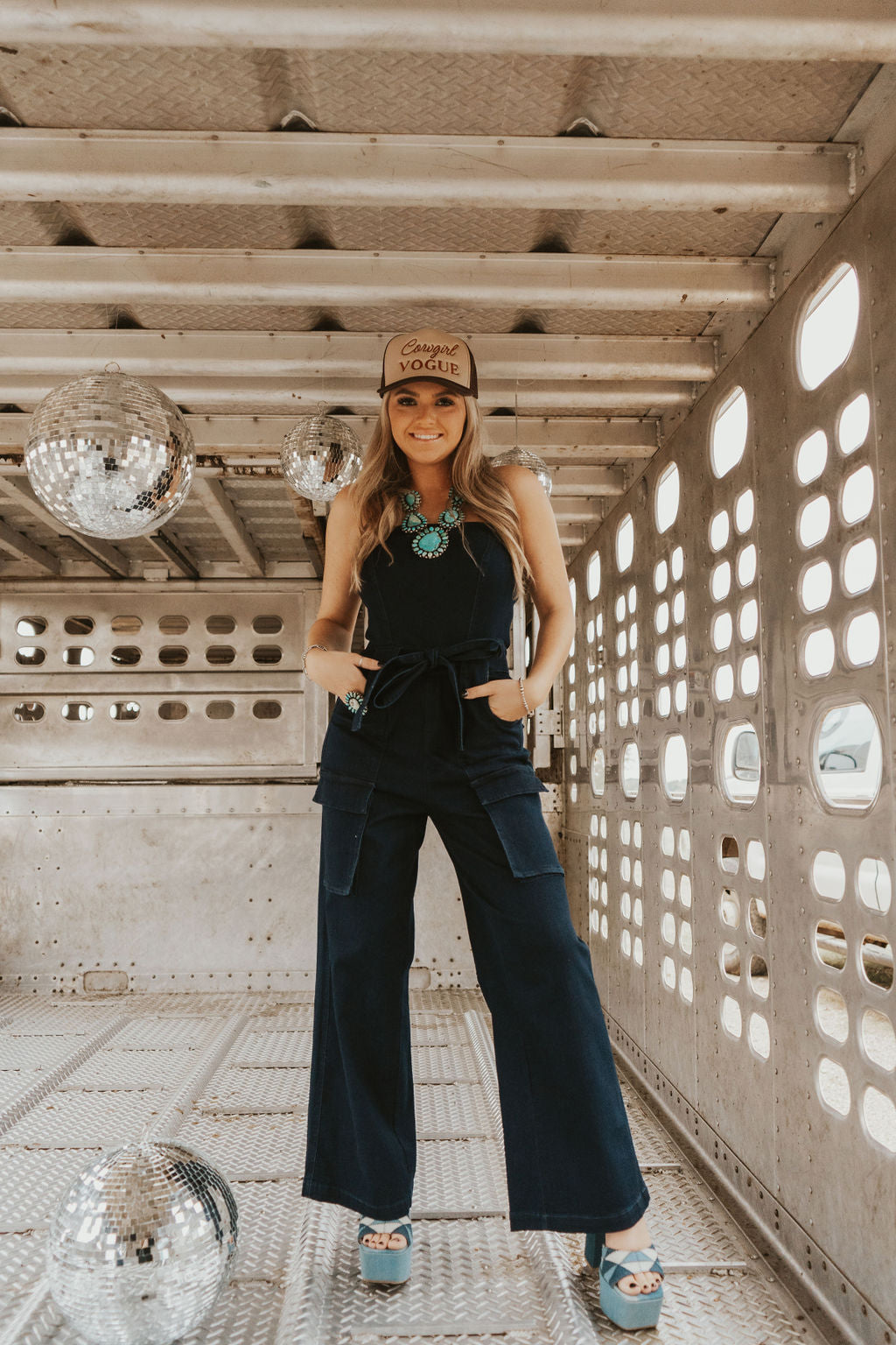 The Danni Denim Jumpsuit