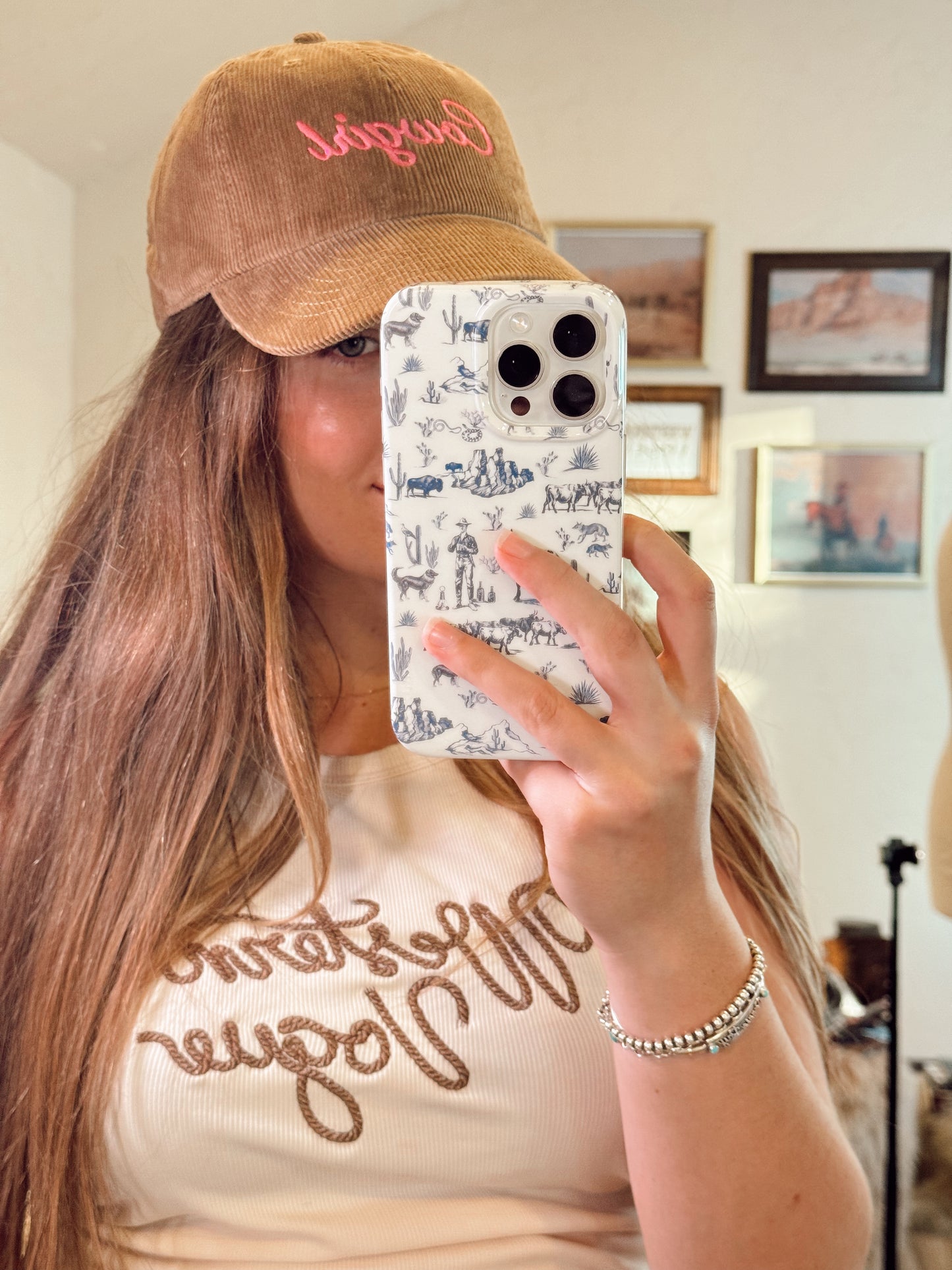 The Corduroy Cowgirl Baseball Cap