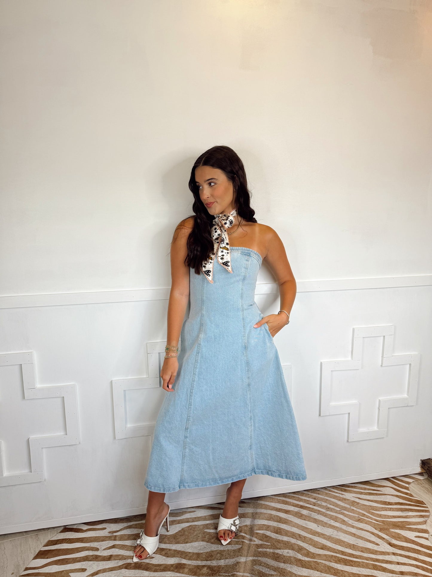 The Daylen Denim Dress