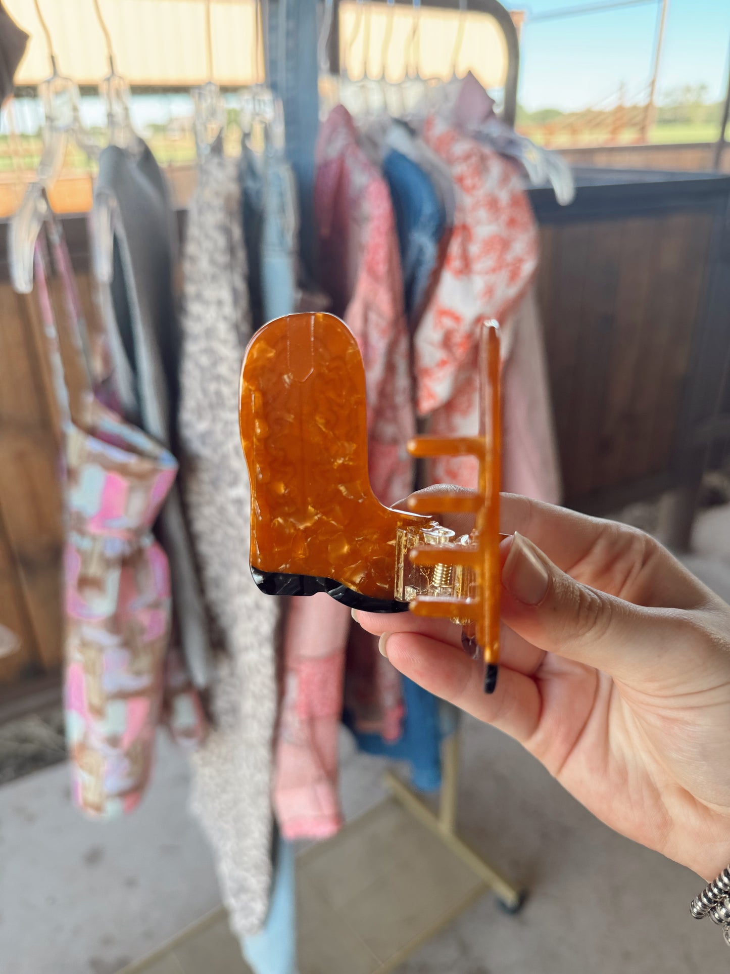 The Cowboy Boot Hair Clip