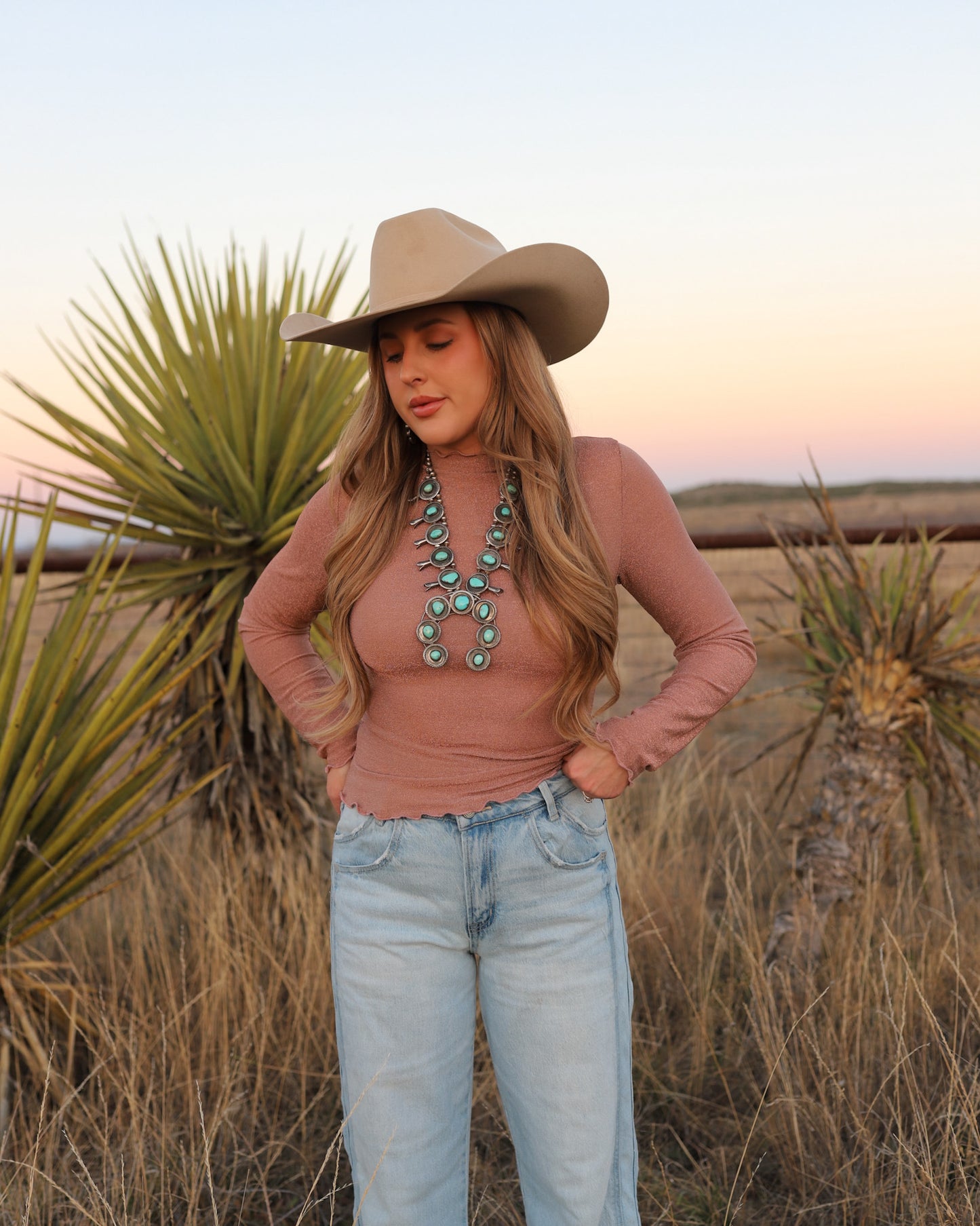 The Holli Top in Copper