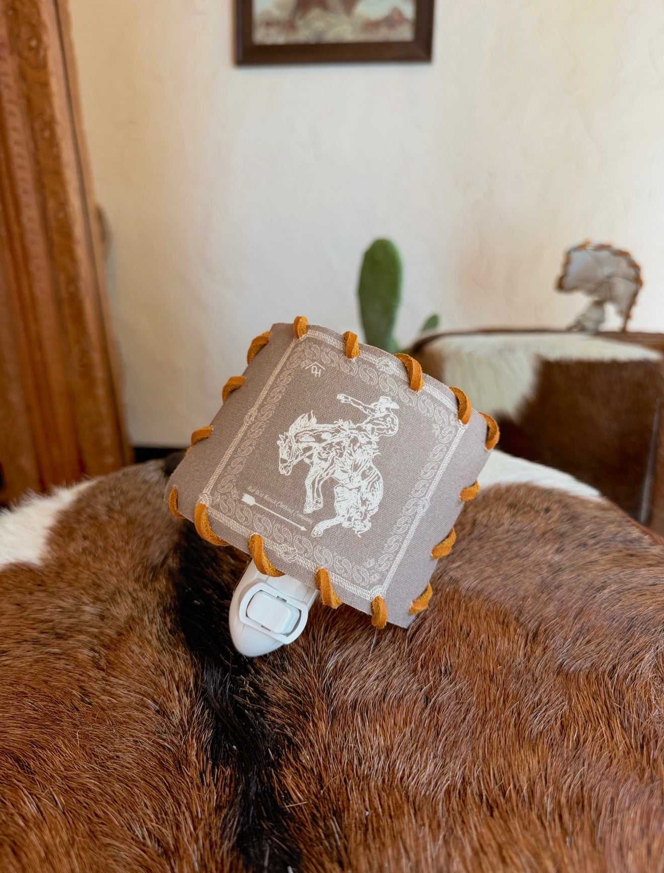 The Bandana Bronc Nightlight in Brown