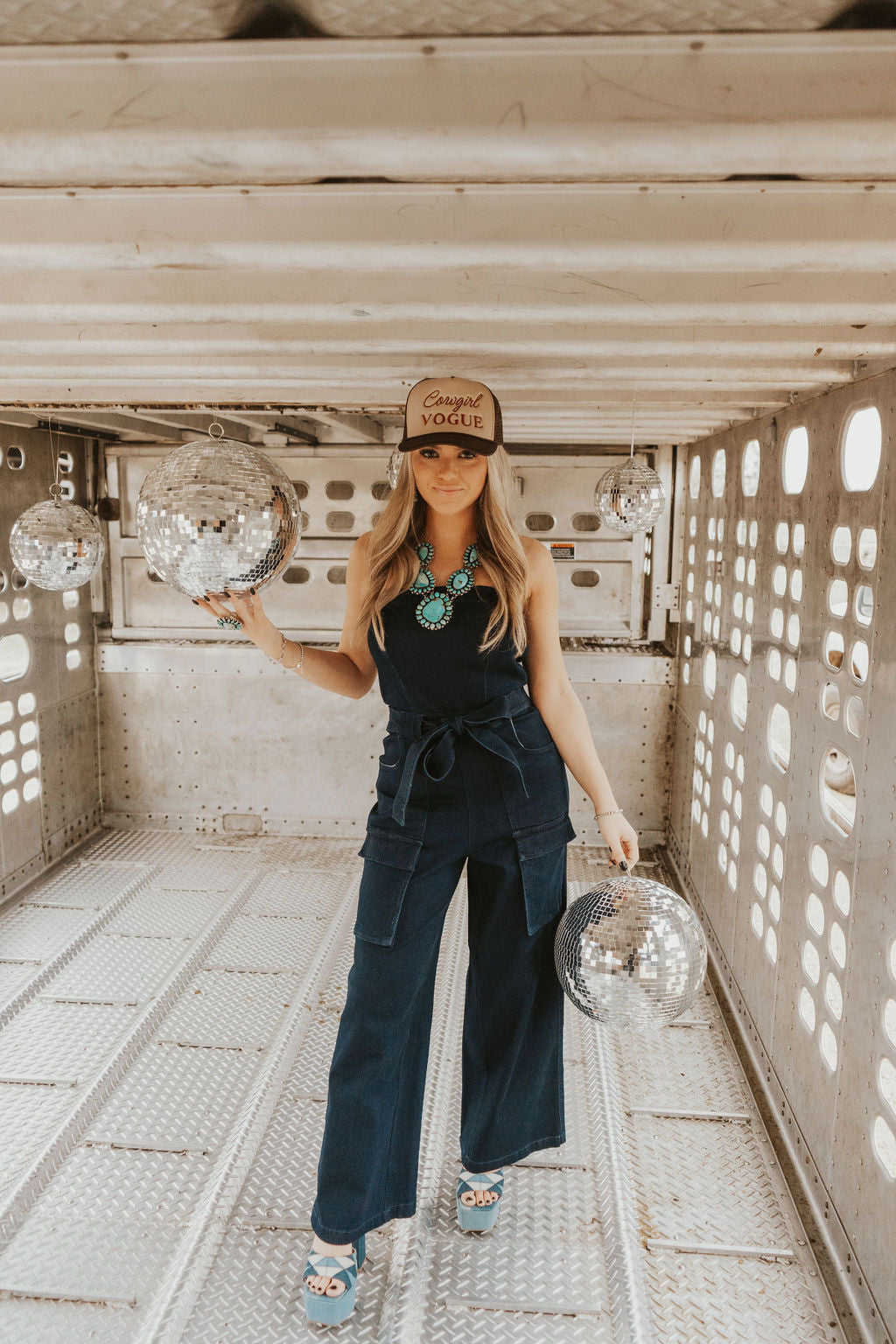 The Danni Denim Jumpsuit