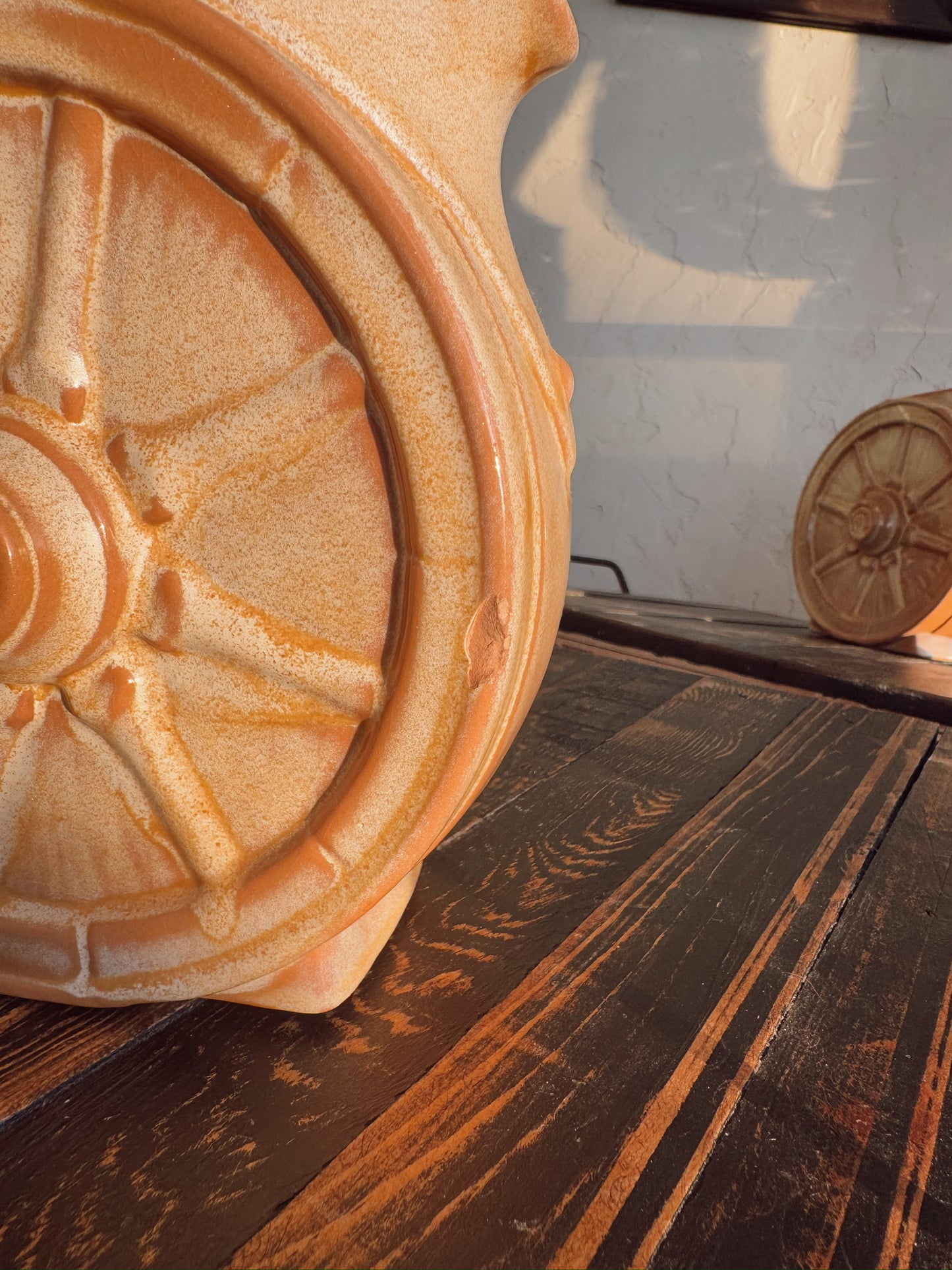 Wagon Wheel Pitcher