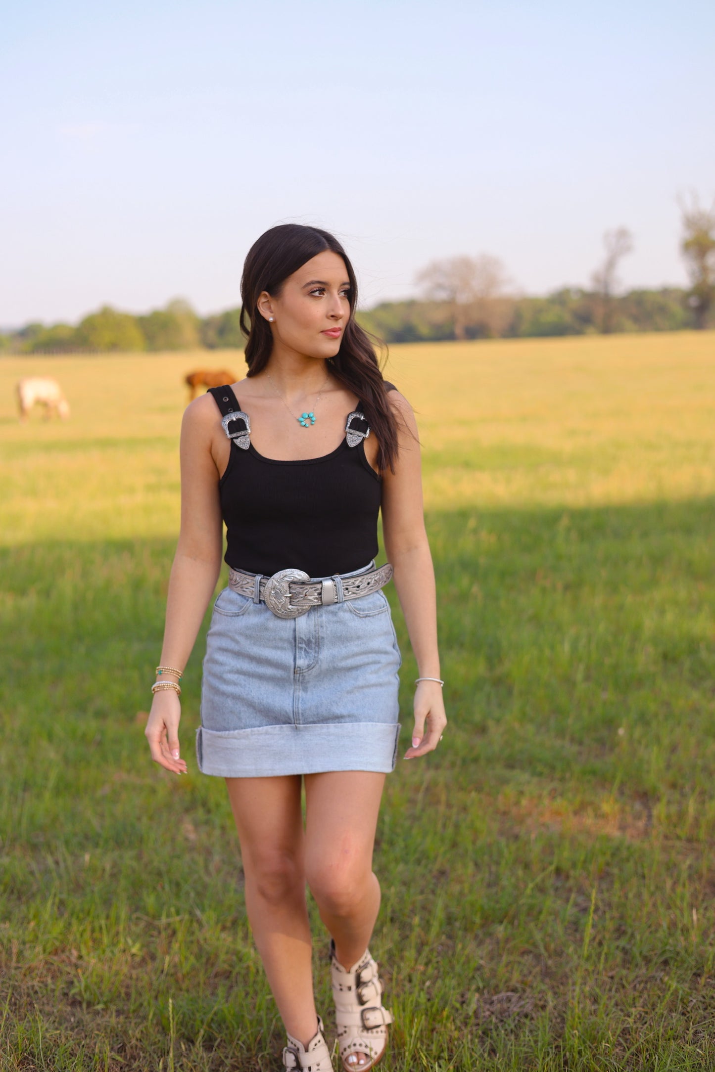 The Brazos Bodysuit in Black LARGE