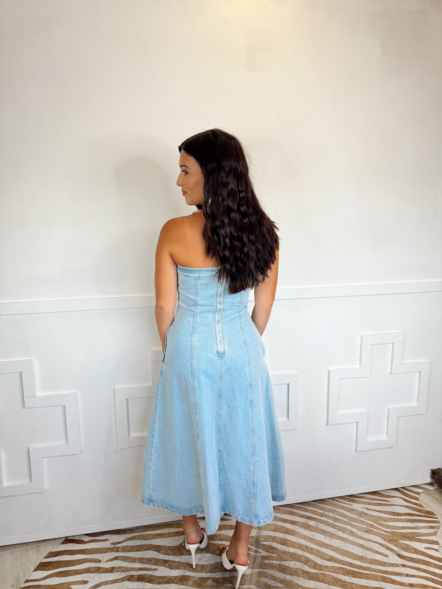 The Daylen Denim Dress
