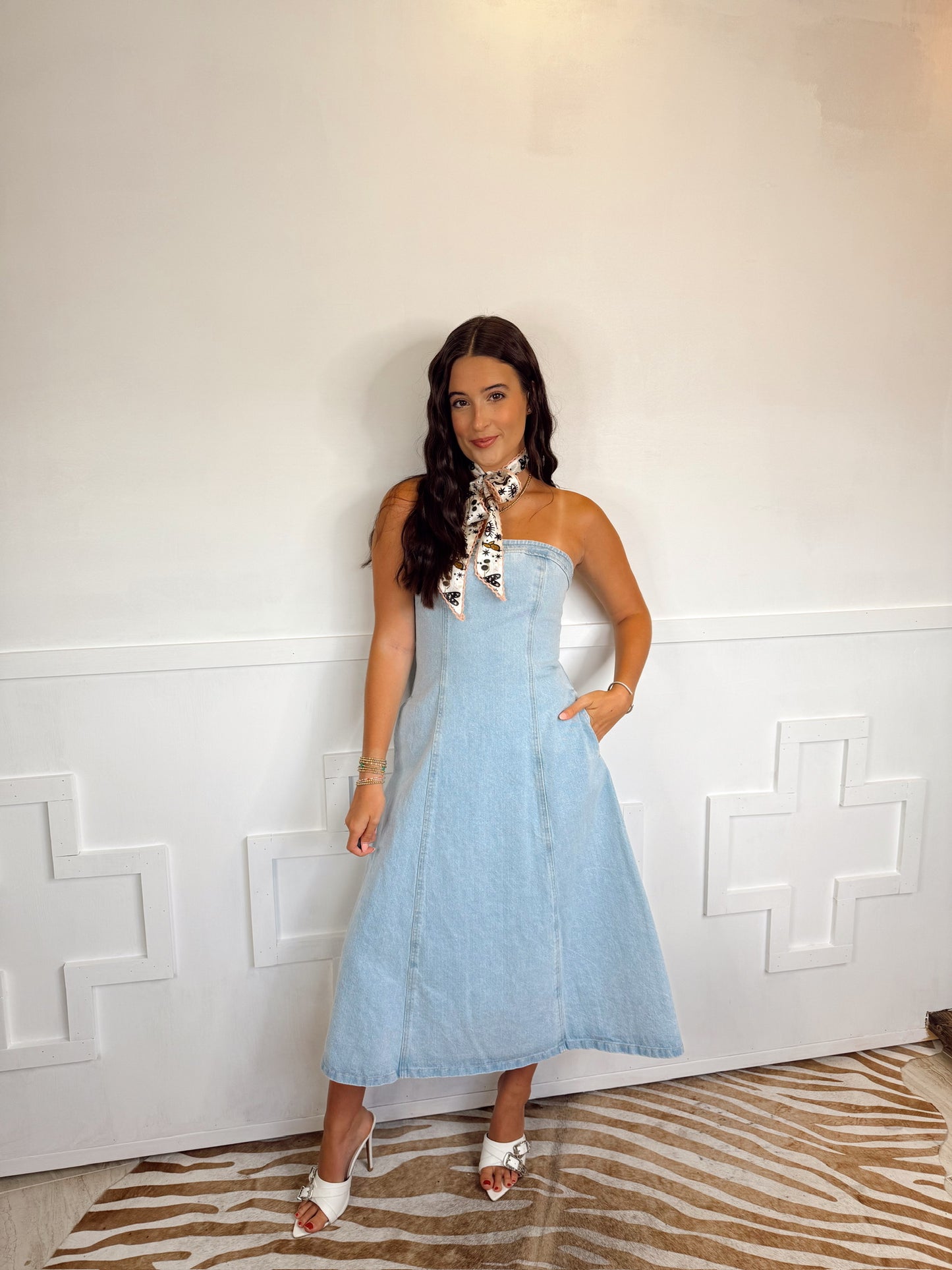 The Daylen Denim Dress