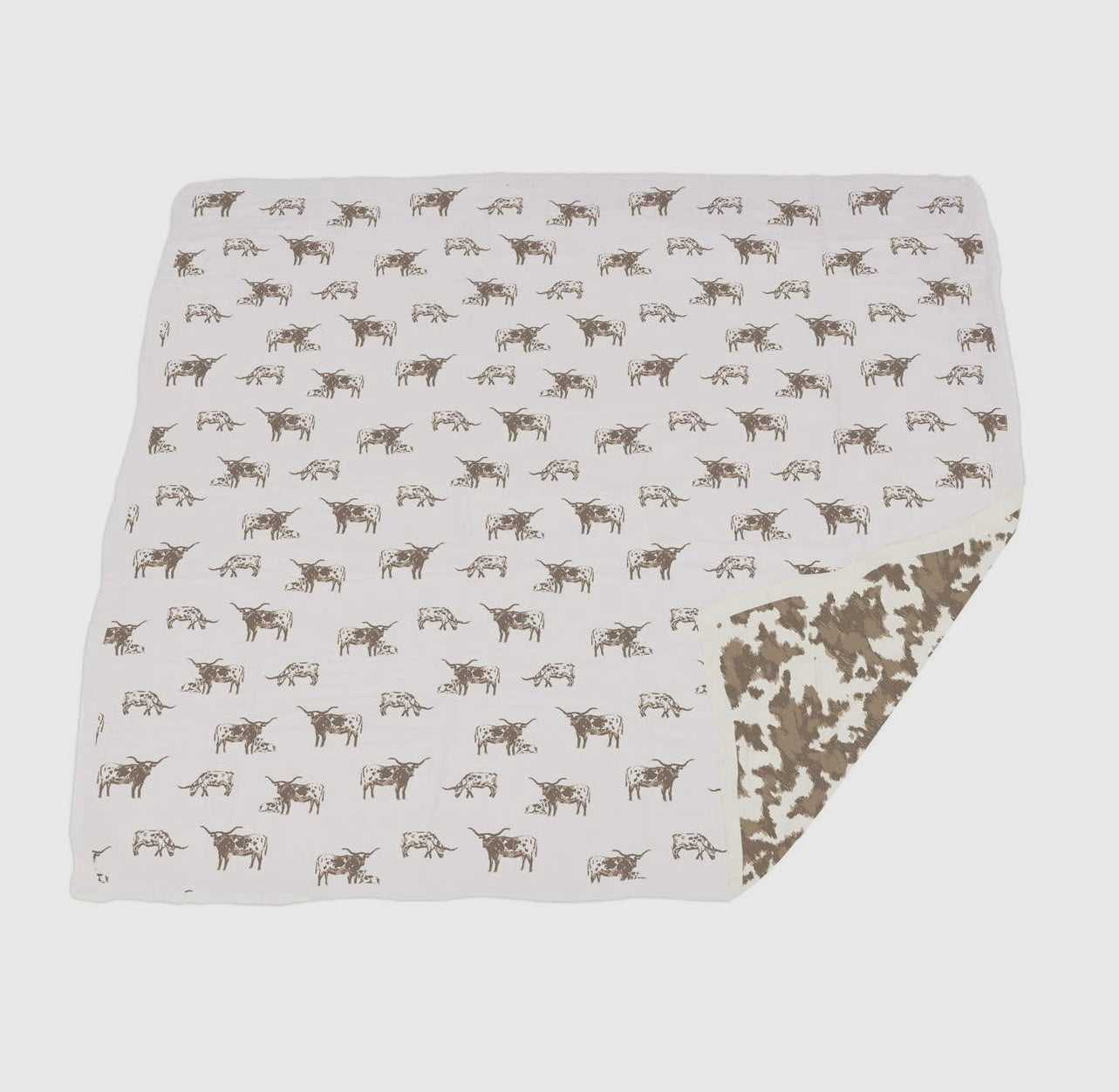 The Texas Longhorn & Yellowstone Cowhide Blanket