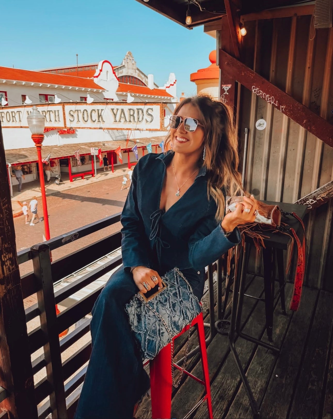 The Douglas Denim Top LARGE