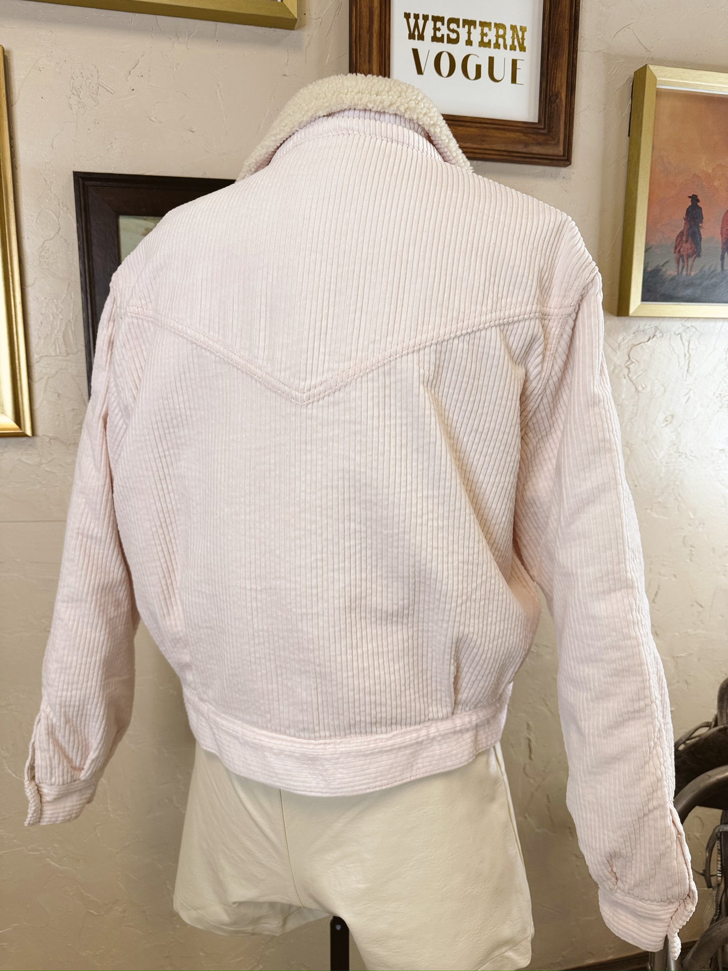 The Light Pink Wrangler Sherpa