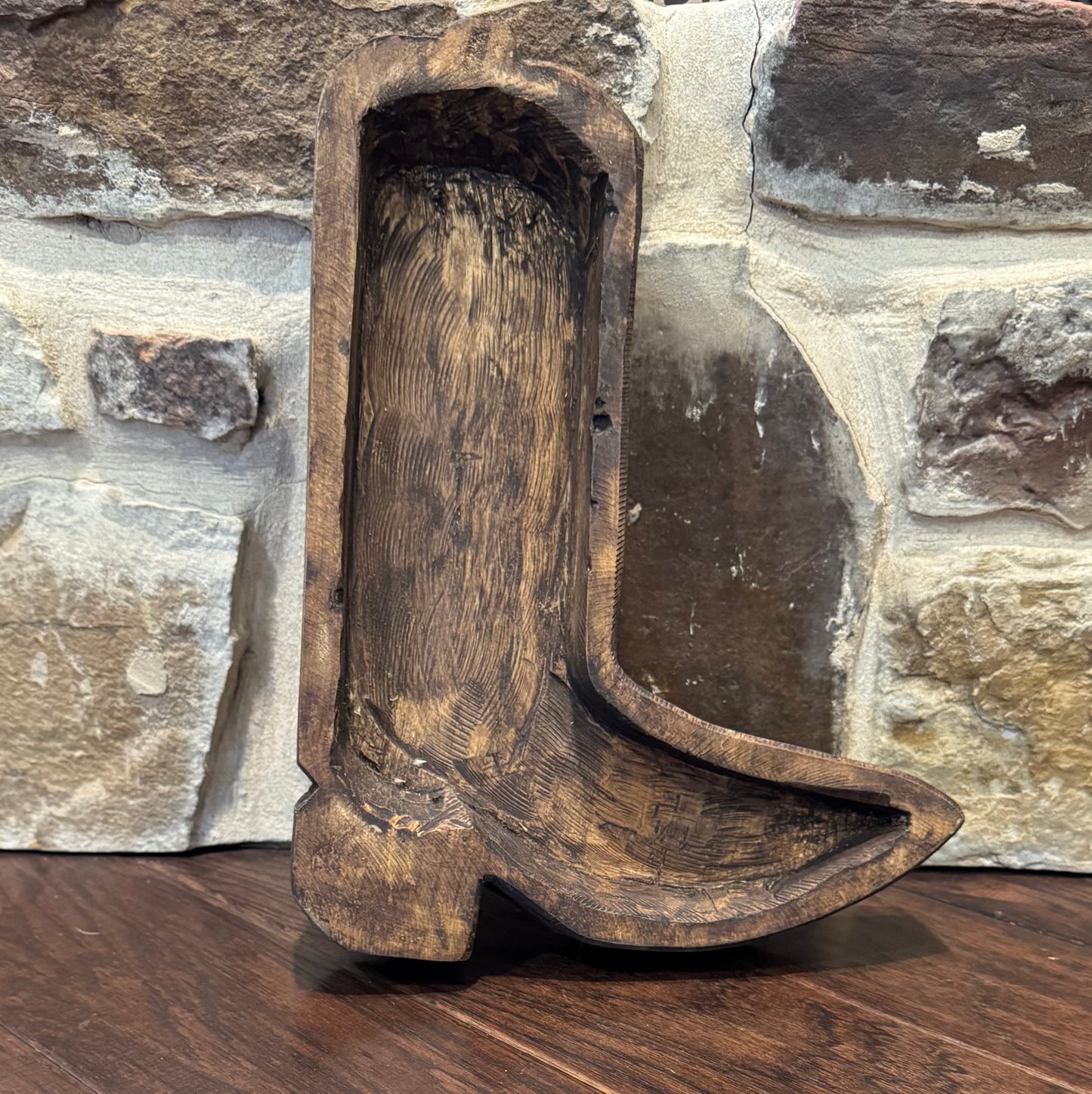 The Cowboy Boot Wood Bowl