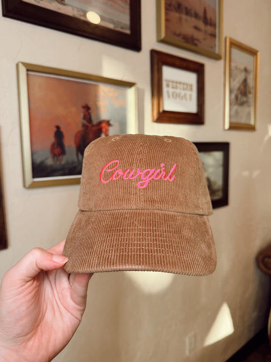 The Corduroy Cowgirl Baseball Cap