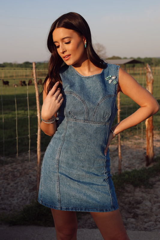 The Dallas Denim Dress