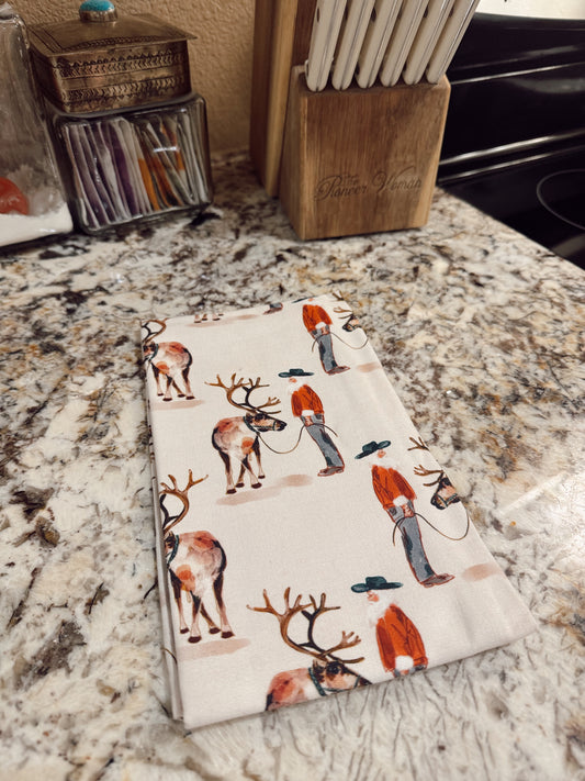 The Santa's Ranch Christmas Kitchen Towel